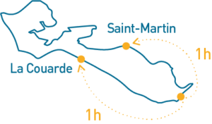 carte de l'ile de ré navigation jet ski